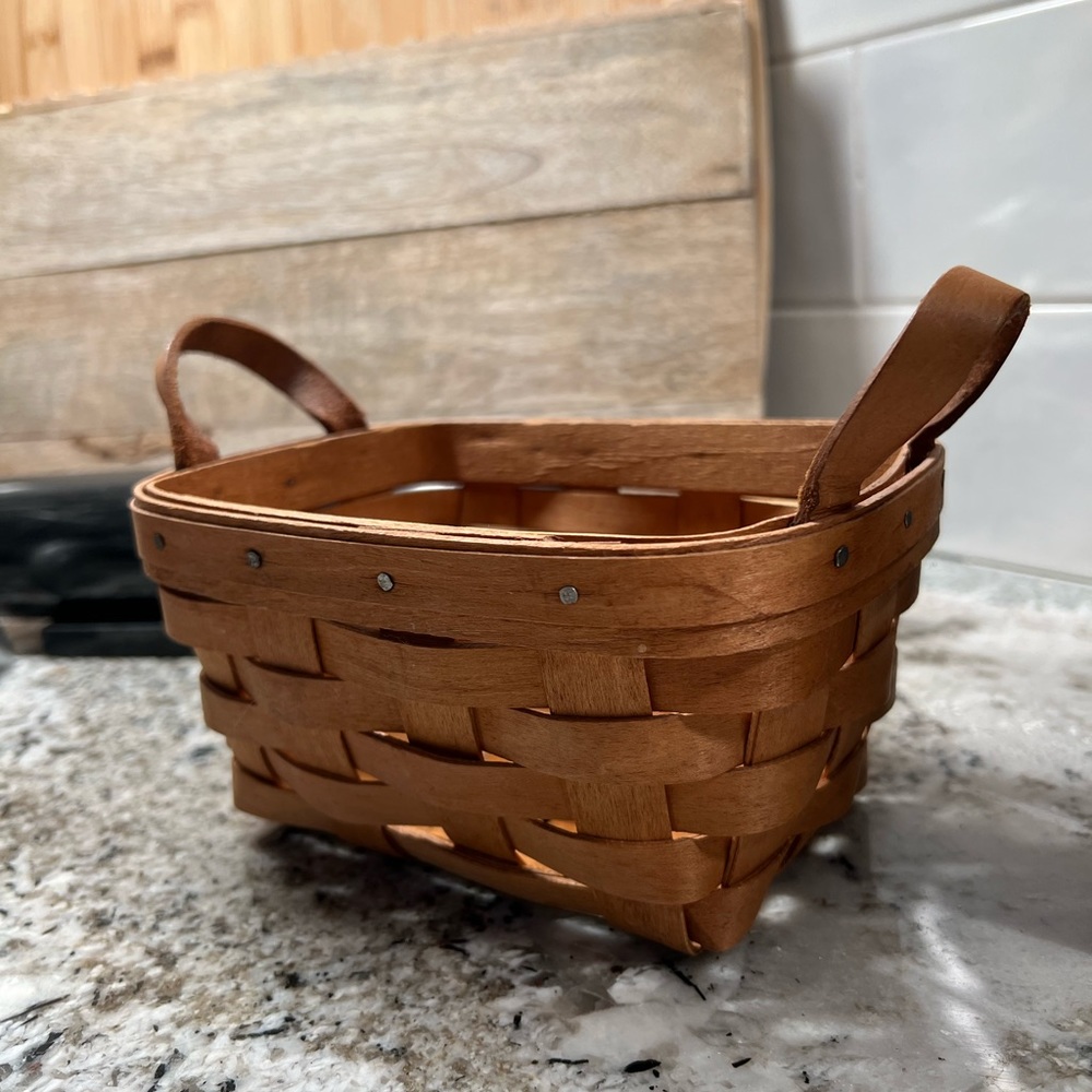 Longaberger 6.5” x 5” x 3.75” Basket